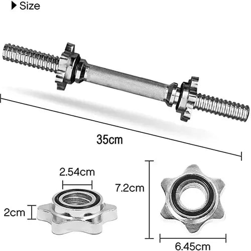 Set de 2 barras para mancuernas de 1"