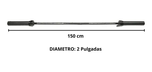 Barra de 180cm 2"