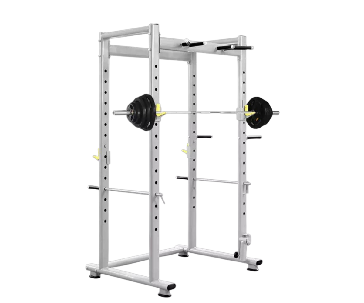 Squat Rack Tipo Jaula Sentadillas Dominadas Gym Profesional – HIGH