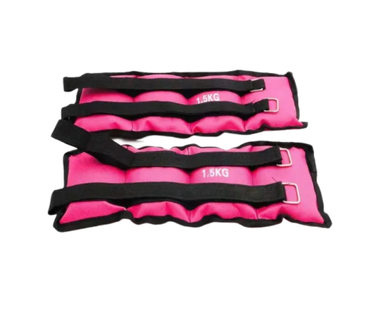 Polainas Ajustables Tobillo Muñeca 1.5 Kg Kit 2 Piezas