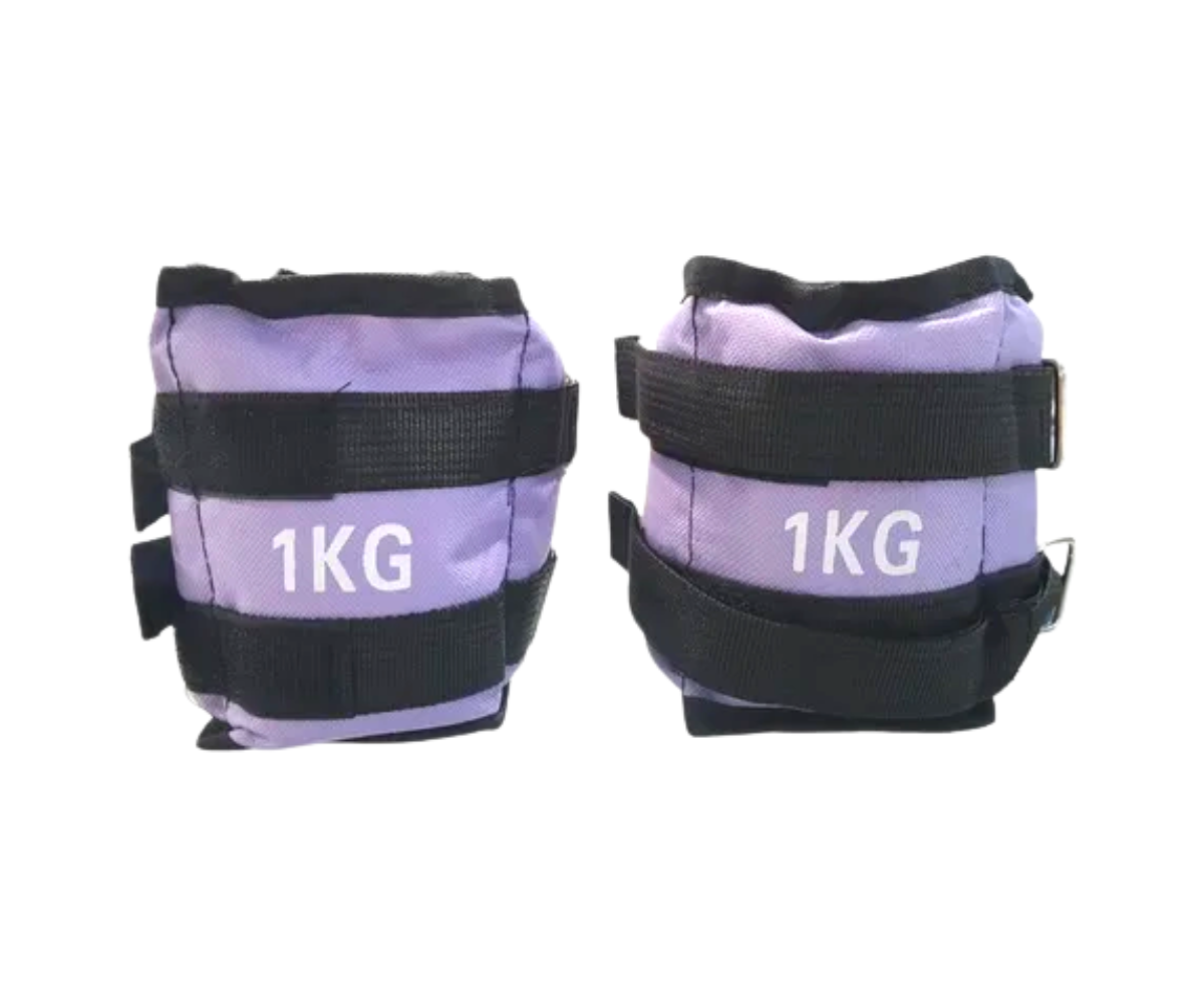 Polainas Ajustables Tobillo Muñeca 1 Kg Kit 2 Piezas