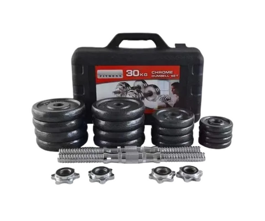 Set de Mancuernas Ajustable hasta 30 Kg