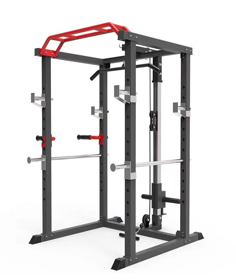 Power Rack Sentadillas Dominadas Pull Ups Jaula De Potencia